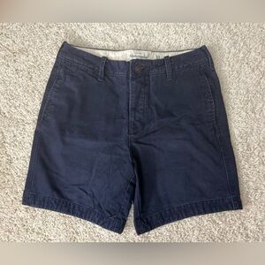 Abercrombie & Fitch Men's Size 31 Navy Shorts GUC